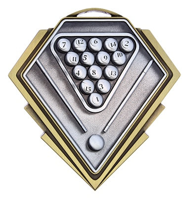 Diamond Series Billiards Medal – main view