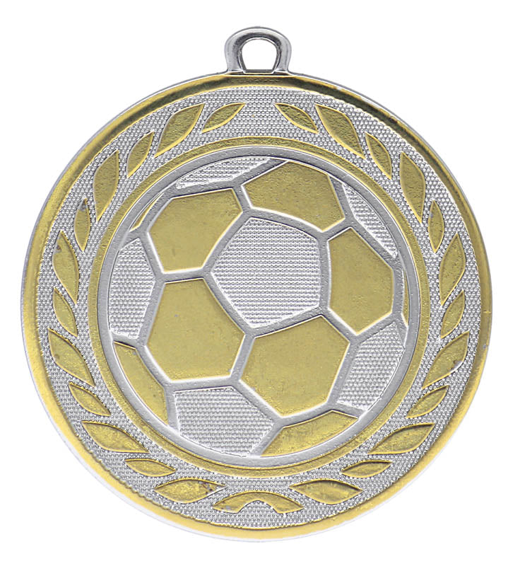 Soccer 2 Tone Medal 2 1 8 DIA