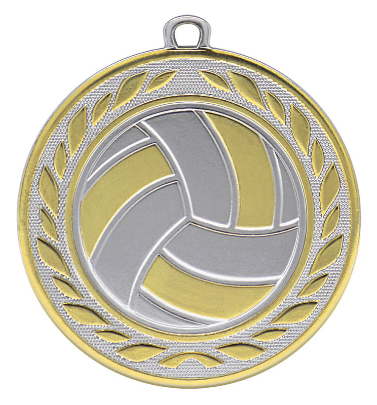 Volleyball 2-Tone Medal 2 1/8