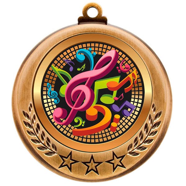 Music Spectrum medallion 2 3/4 inch