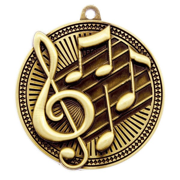 Music Tempo medallion 2.25 inch