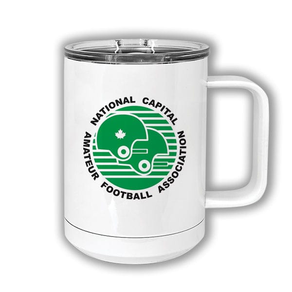 NCAFA Polar Camel 15 oz. white Vacuum Insulated Mug with Slider Lid