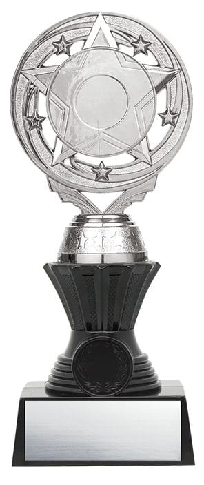 Nexus Twister Base Black with Silver Insert Holder, 8 1/2
