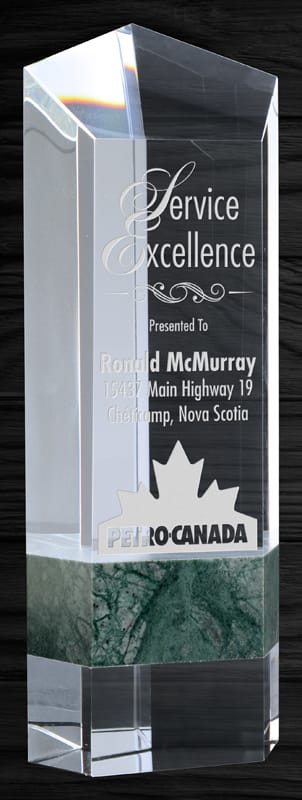 Palisade Crystal & Marble Award, 9