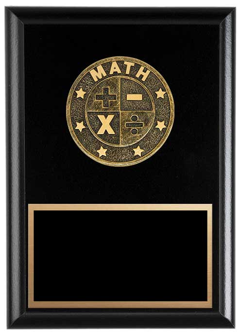 Apex Series Math Plaque, 6