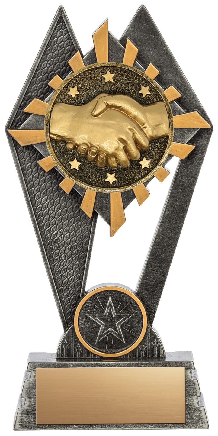 Peak Series Handshake Resin Trophy, 7