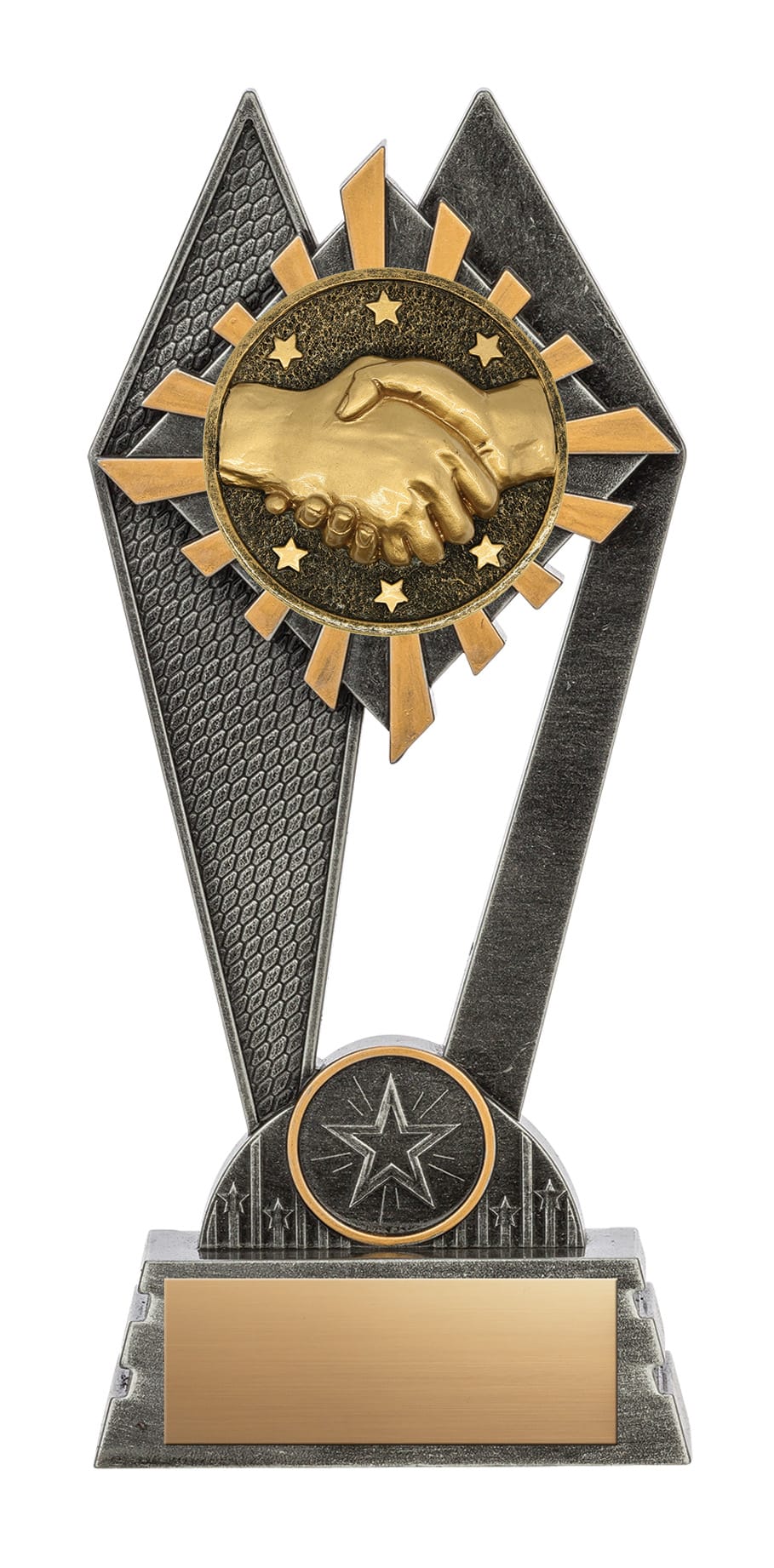 Peak Series Handshake Resin Trophy, 8