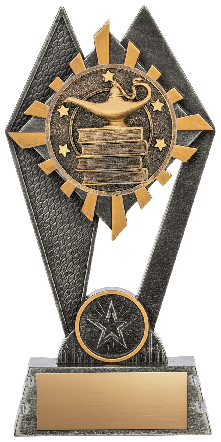 Peak Series Lamp of Knowledge Resin Trophy, 7