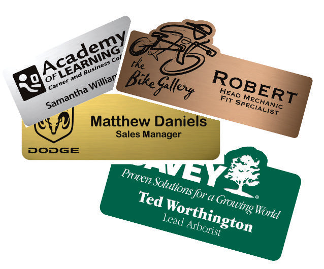 Plastic Lamicoid Name Tags Name tags SGA Signs