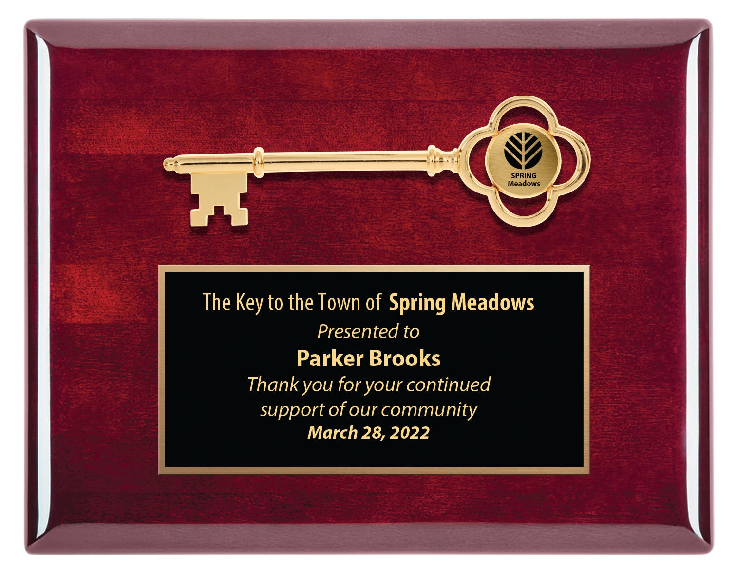 Ceremonial Plaque with Key 7