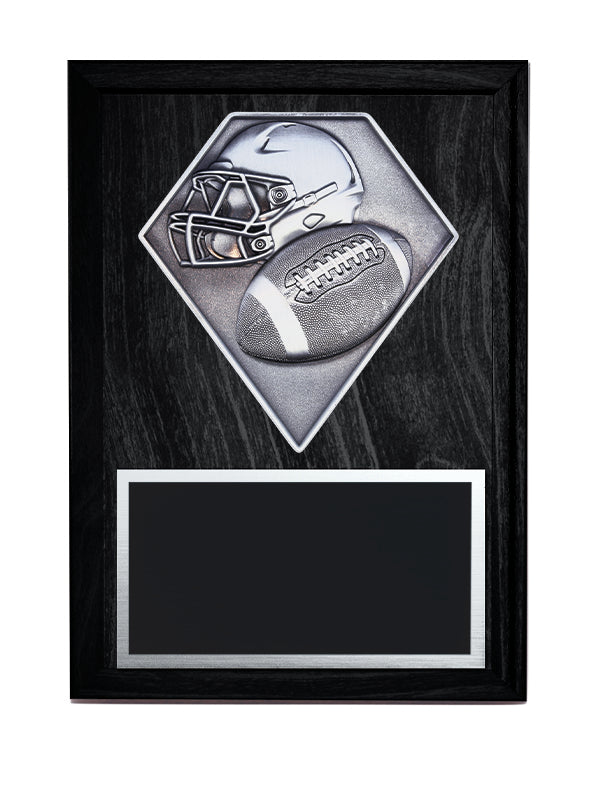 Diamond Series Football Plaque, 5