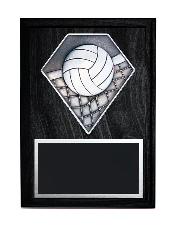 Diamond Series Volleyball Plaque, 5