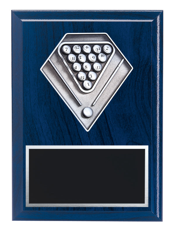Diamond Series Billiards Plaque, 6