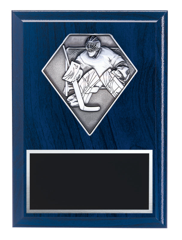 Diamond Series Hockey Goalie Plaque, 6