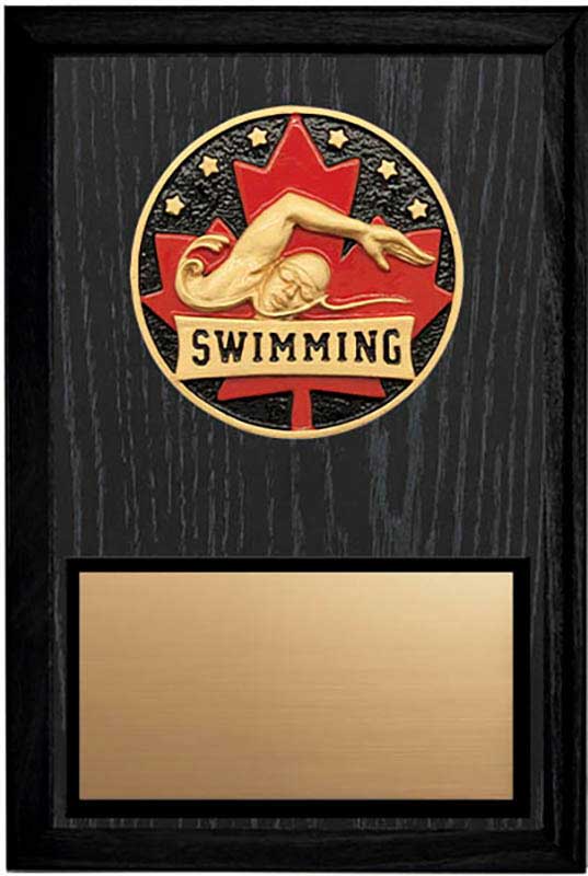 Swimming Patriot Plaque 5
