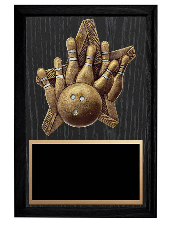 ProStar Series 10-Pin Bowling Plaque, 5