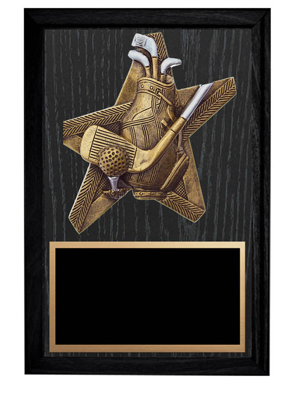 ProStar Series Golf Plaque, 5