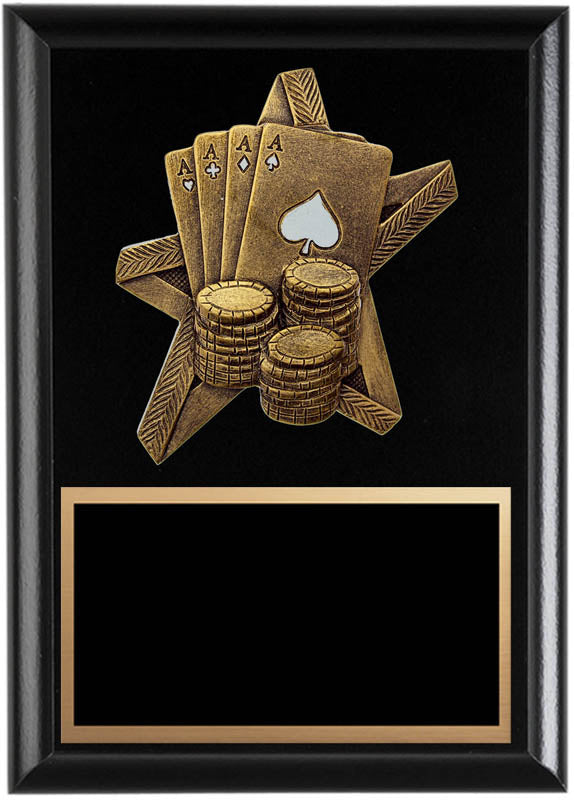 ProStar Series Poker Plaque, 6