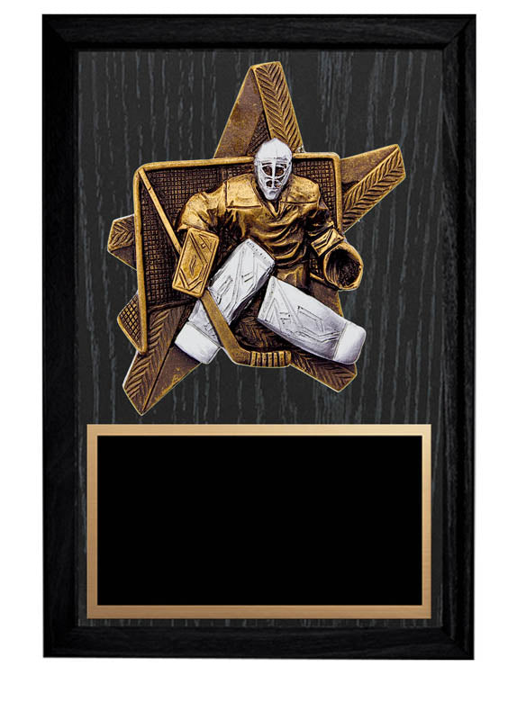 ProStar Series Hockey Goalie Plaque, 5