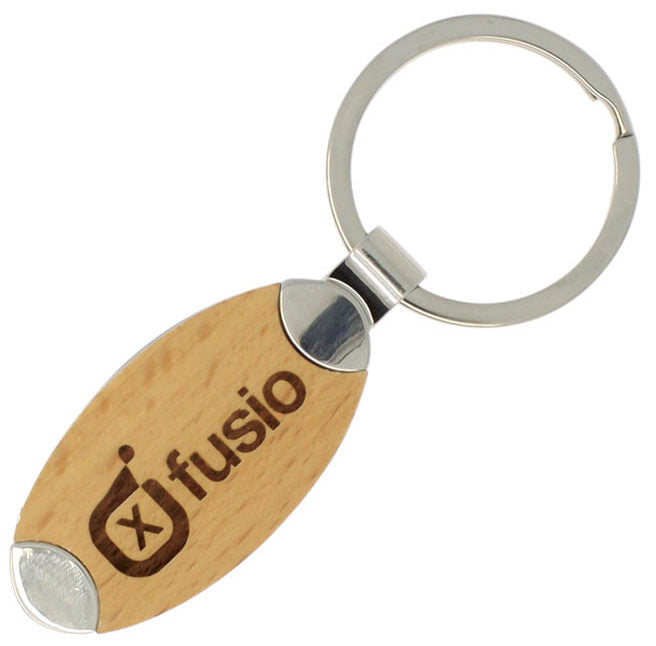 Maple Key Chain Oval