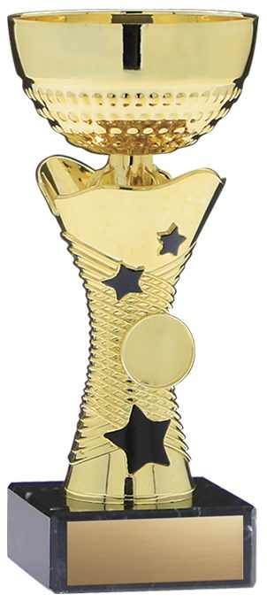 Economy Series Trophy Cup, Gold/Black – main view