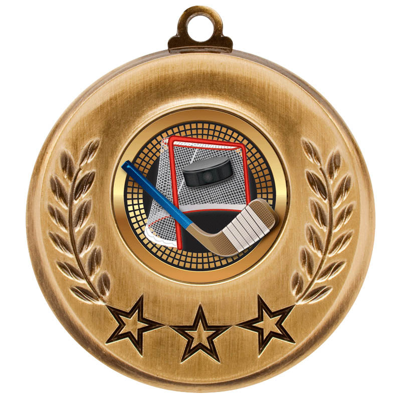 Spectrum Series Medals – Hockey, Net and Puck Insert, 2