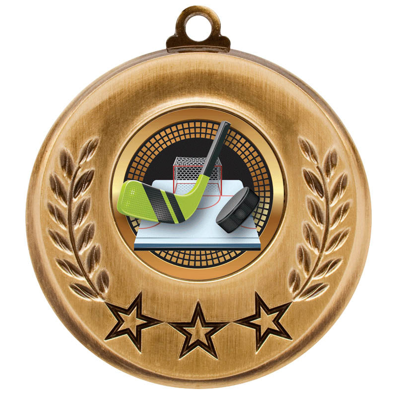 Spectrum Series Medals – Hockey, Stick and Puck Insert, 2