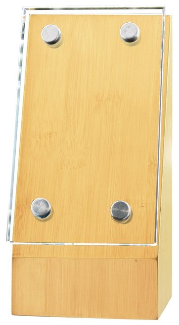 Bamboo Monument Wedge with Glass, 7