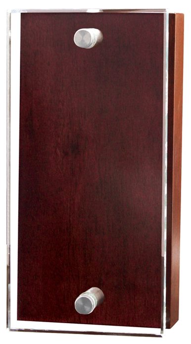 Mahogany Monument Billboard with Glass, 9 3/4