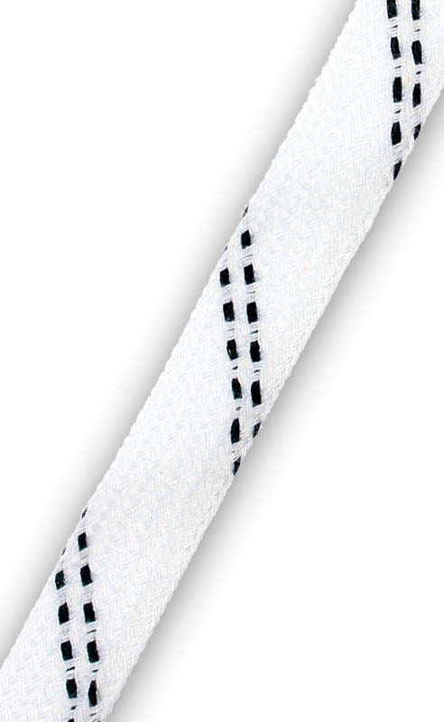White Skate Lace Neck Ribbon w clip – main view