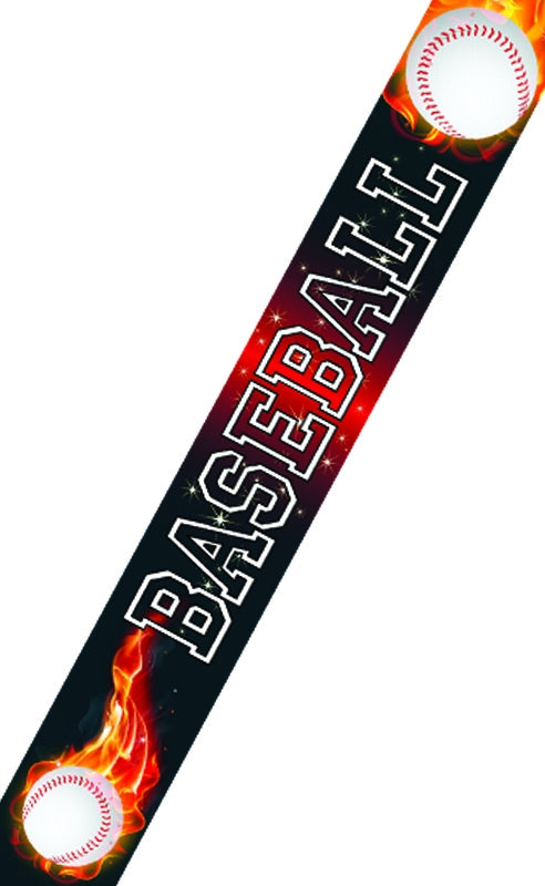 Baseball Inferno Neck Ribbon – main view