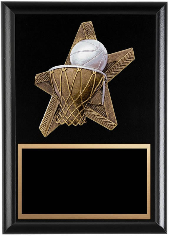 ProStar Series Basketball Plaque, 6