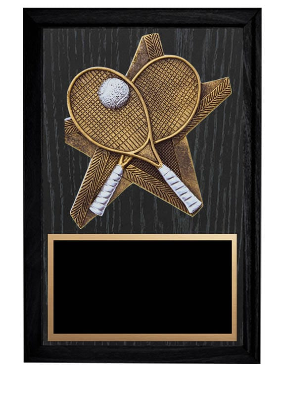 ProStar Series Tennis Plaque, 5
