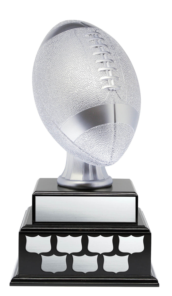 Football Resin ON 2 Tier Wood Base 15 5