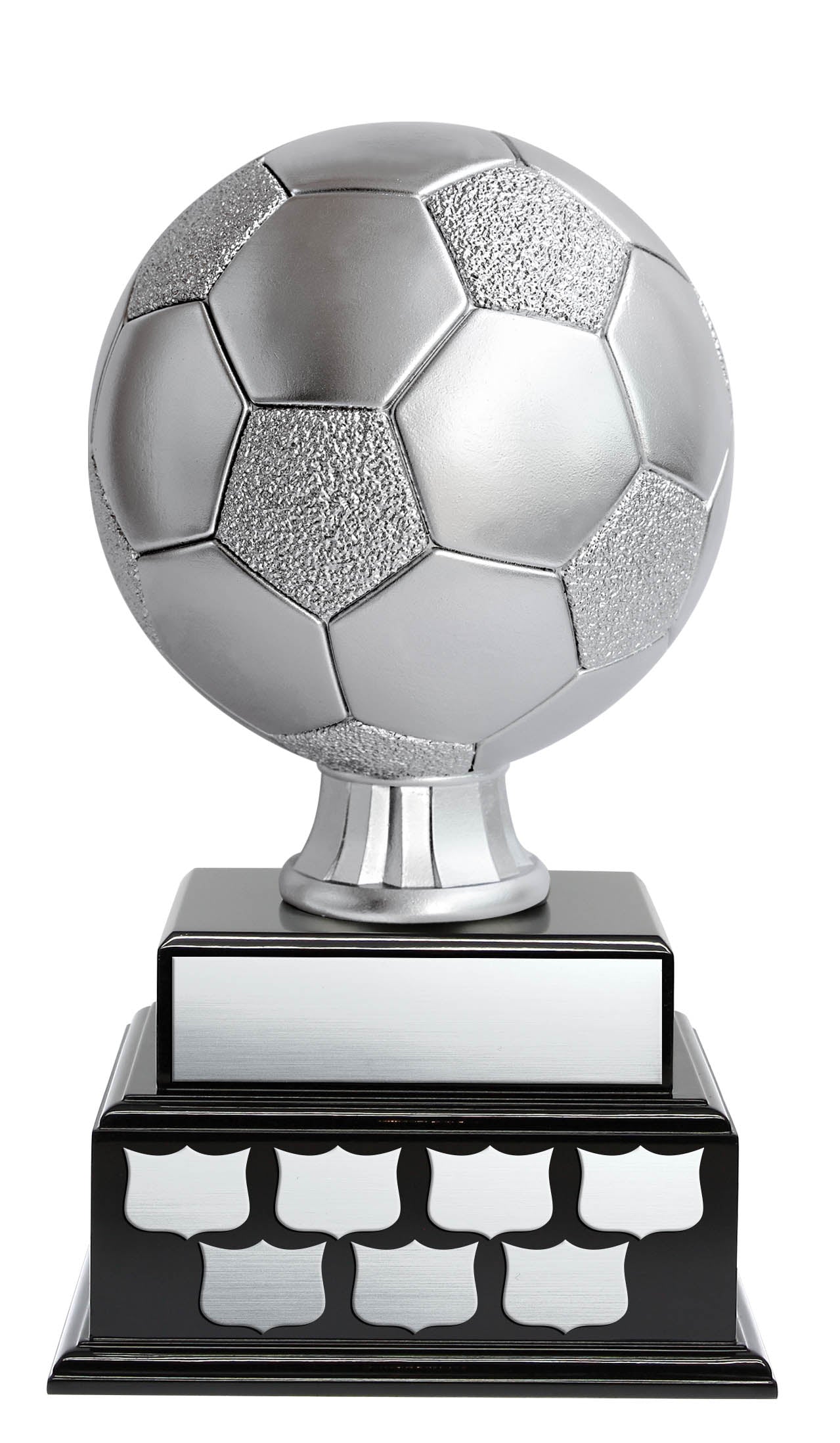 Soccer Resin ON 2 Tier Wood Base 15