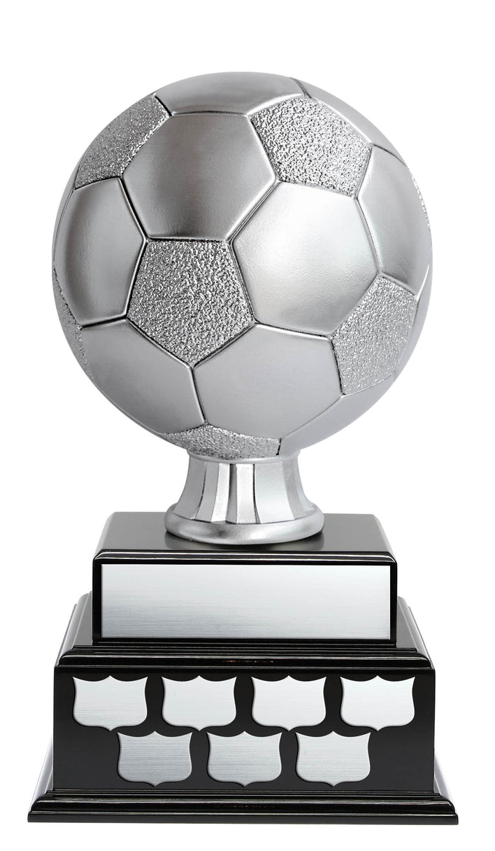 Soccer Resin ON 2 Tier Wood Base 15