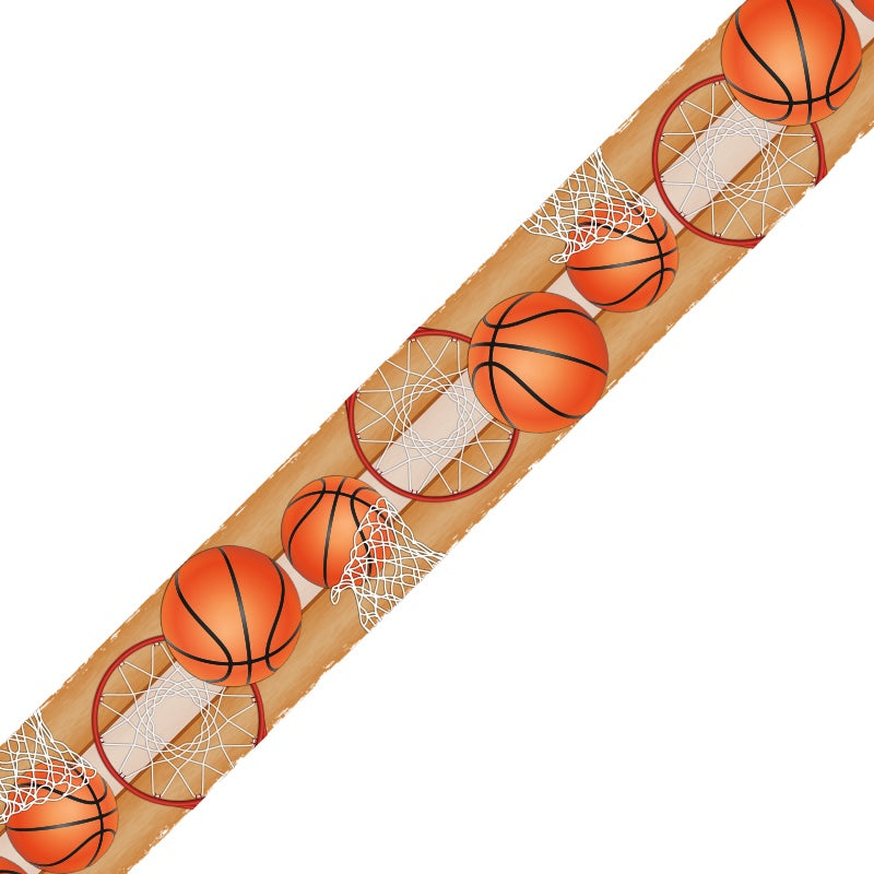 Basketball Full Colour Neck Ribbon – main view