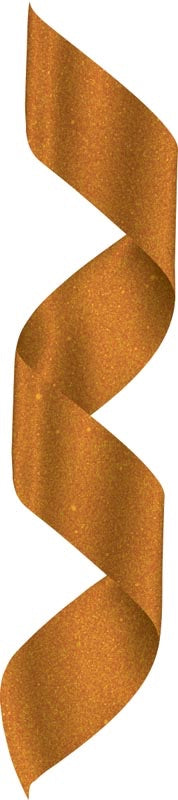Glitter Bronze Neck Ribbon w Clip – main view