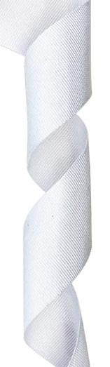 White Neck Ribbon w Clip, 1.5