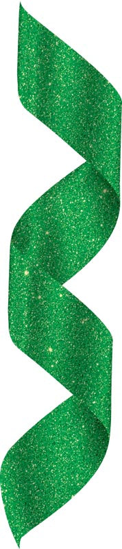 Glitter Green Neck Ribbon w Clip – main view