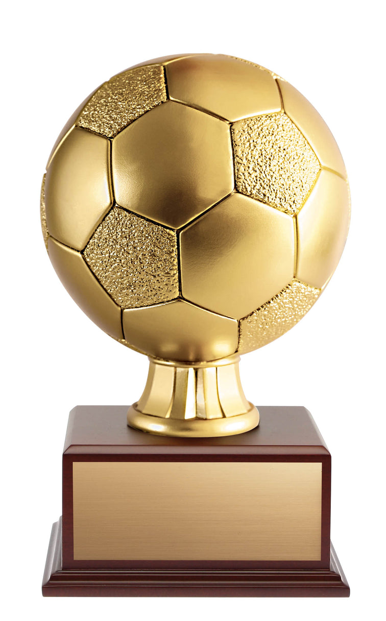 Cardinal Series Resin Soccer ON Wood Base Rbwd