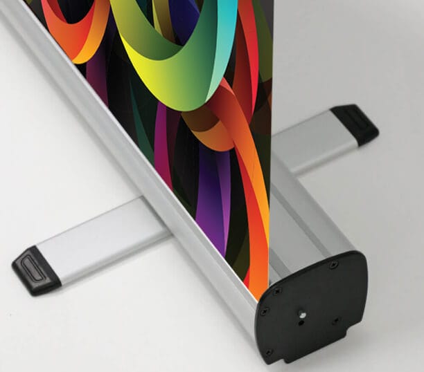 Roll Up / Pop Up Banner with Stand - 33.5 X 82 Signs SGA Grp