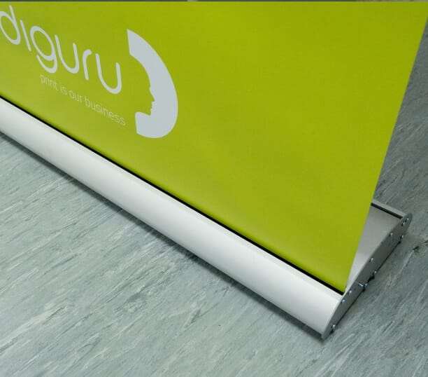 Roll Up / Pop Up Table Top Banner with Stand - 11x18 Signs SGA Grp