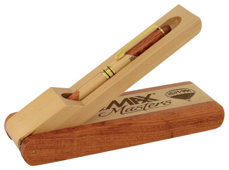 Rosewood & Maple Pen Set & Box (A11725) Pen PDU