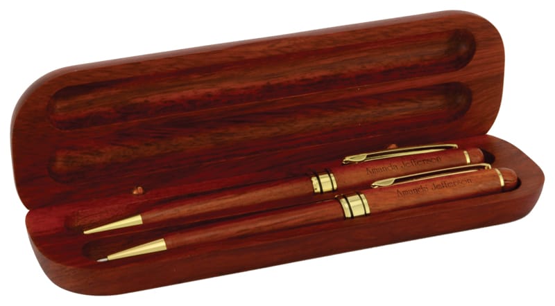 Rosewood Pen Set & Box (A11723) Pen PDU
