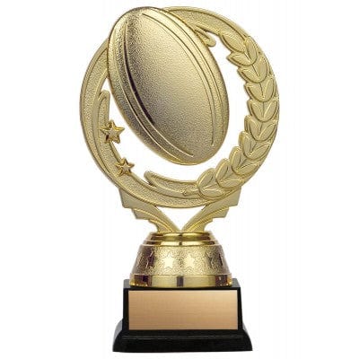 Rugby Nexus silver and gold Assortment of Sizes trophy 5 1/2 inch–8 1/2 inch