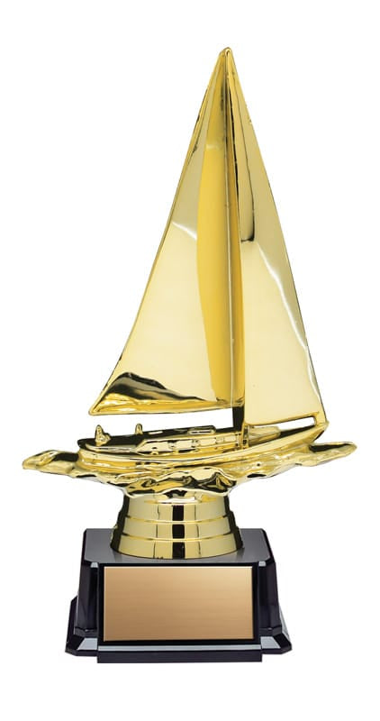 Sailboat Figure on Base, 6 3/4