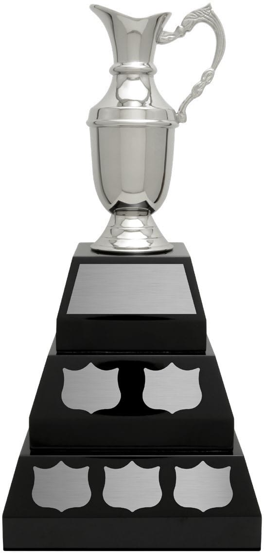 Nickel Plated St. Andrews Jug - Black Base