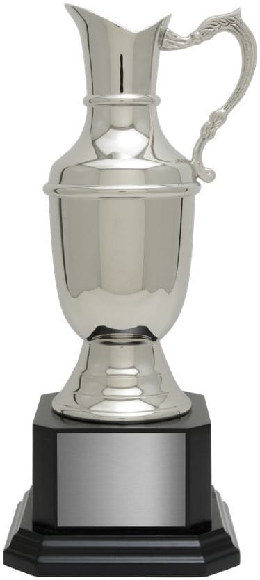 Nickel Plated St. Andrews Jug - Black Base