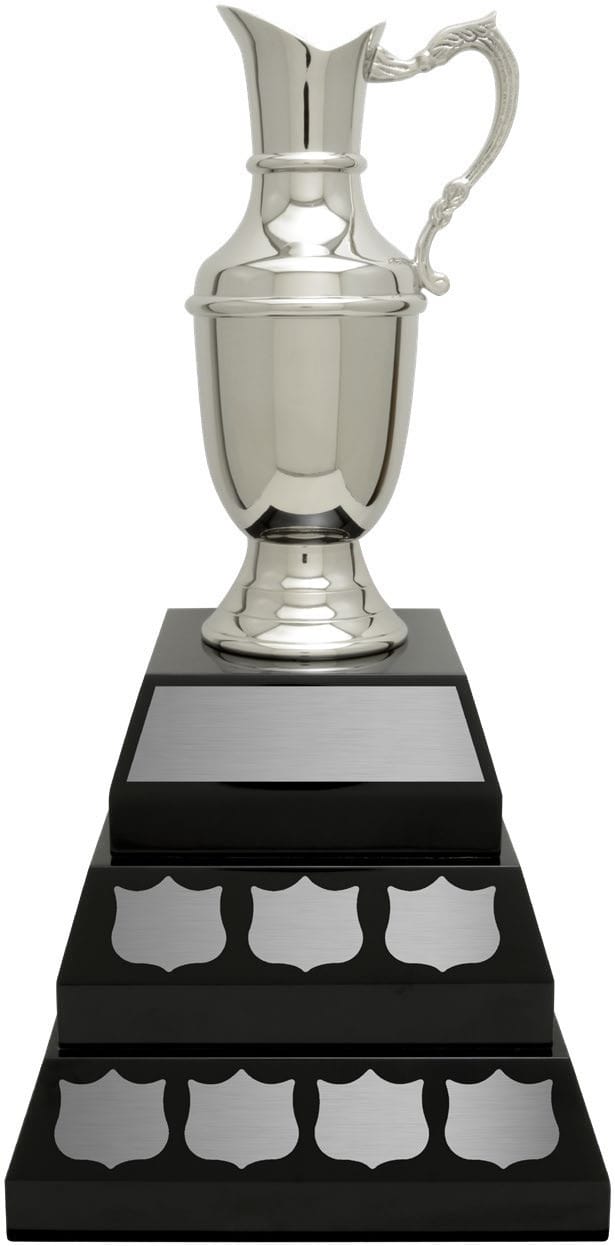 Nickel Plated St. Andrews Jug - Black Base